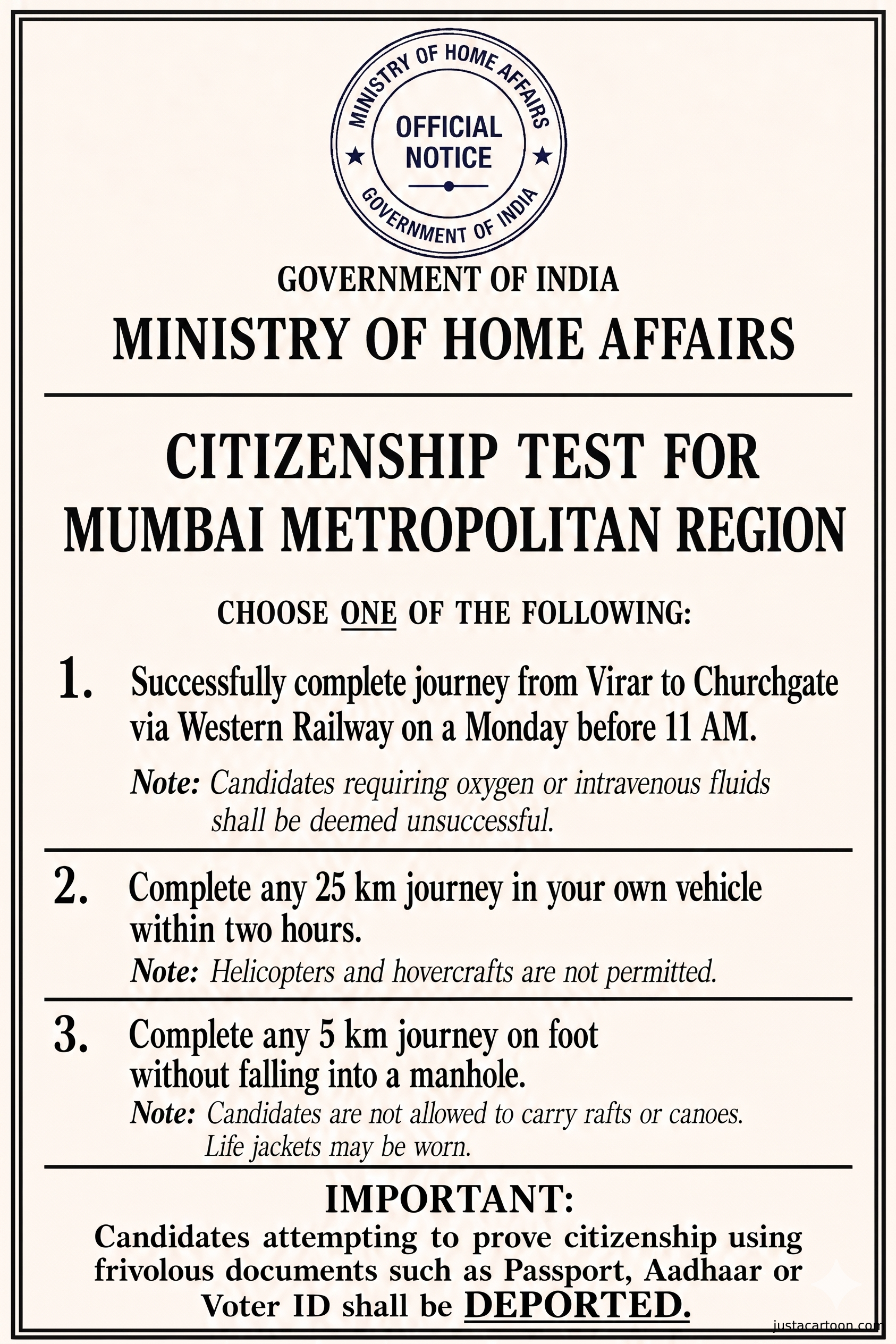 New Citizenship Test